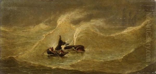 The Whale Oil Painting by Jan Van De Kerkhove