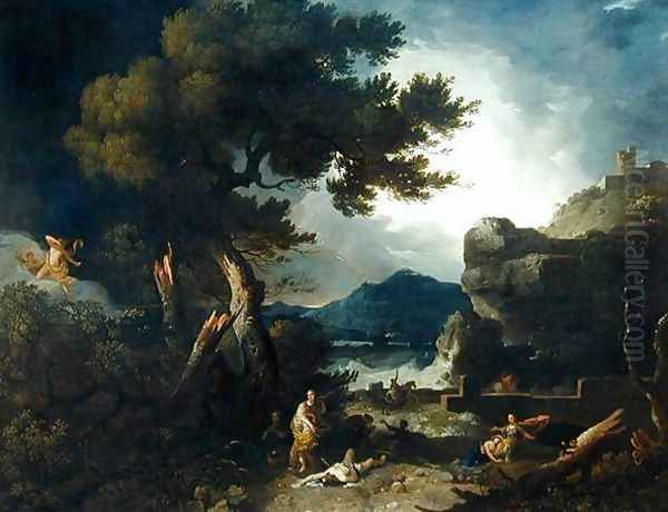 The Destruction of Niobes Children, 1760 Oil Painting by Richard Wilson