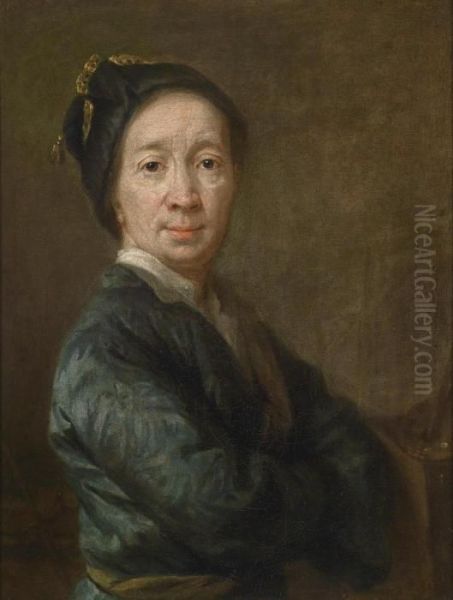 Alleged Self-portrait Of The Artist Oil Painting by Zeger Jacob Van Helmont