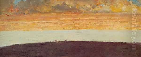 Sunrise Oil Painting by Tom Roberts