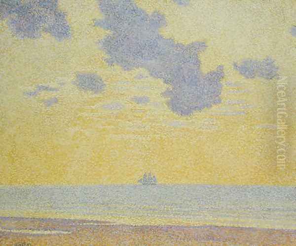 Big Clouds, 1893 Oil Painting by Theo van Rysselberghe