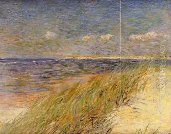 The Dunes of Swin, Knokke Oil Painting by Theo van Rysselberghe