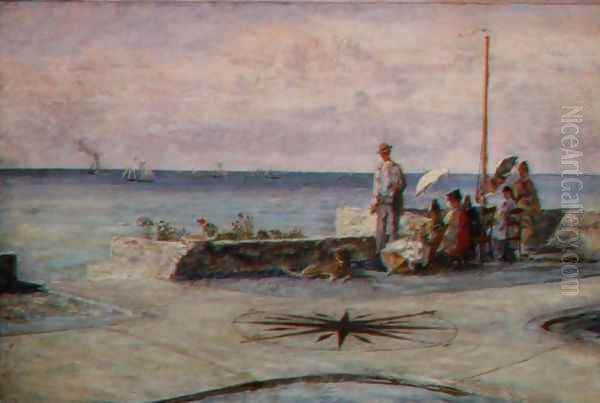 Boulogne by the Sea Oil Painting by William Lionel Wyllie