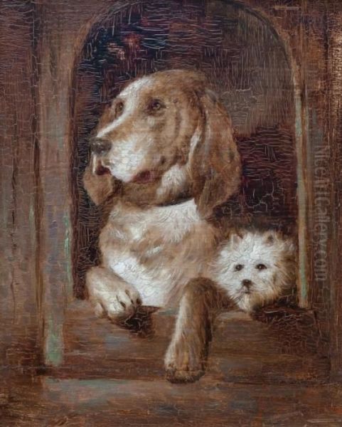 Perros Oil Painting by Willy Zugel