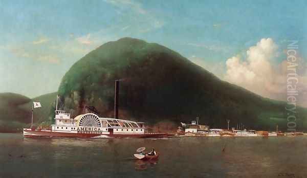 The American and the Coquette at Storm King on the Hudson Oil Painting by James Gale Tyler