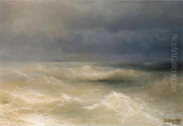 The Black Sea Oil Painting by Ivan Konstantinovich Aivazovsky