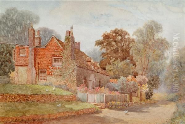 Atiping, Sussex Oil Painting by Helen Mary Elizabeth Allingham