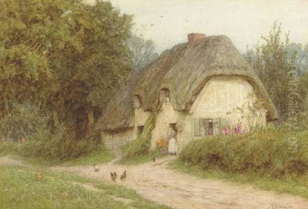 At West Hagbourne, Berks Oil Painting by Helen Mary Elizabeth Allingham