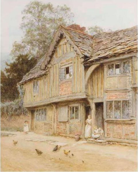 At West Tarring Near Worthing Oil Painting by Helen Mary Elizabeth Allingham