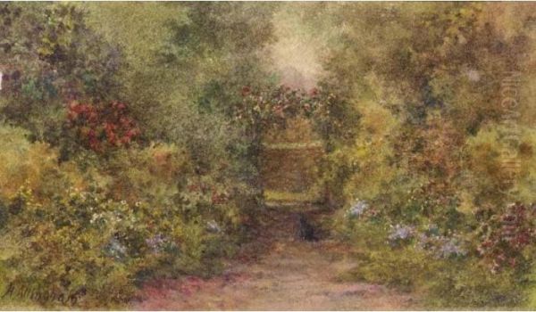 The Rose Arch Oil Painting by Helen Mary Elizabeth Allingham