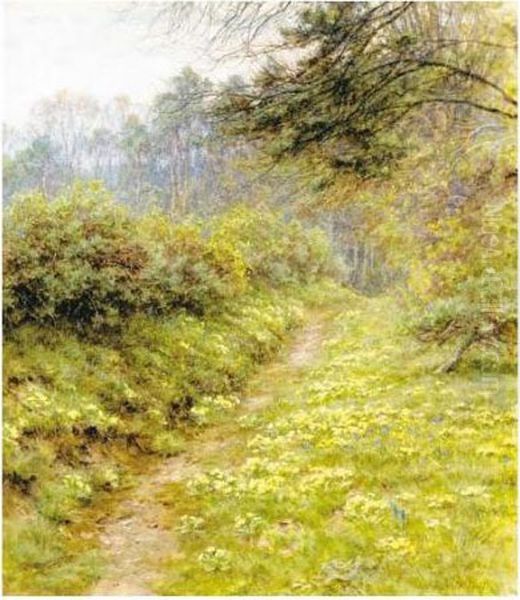 The Primrose Path Of Dalliance, Farringford Oil Painting by Helen Mary Elizabeth Allingham