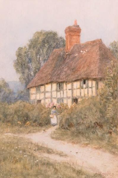 Going Shopping Oil Painting by Helen Mary Elizabeth Allingham