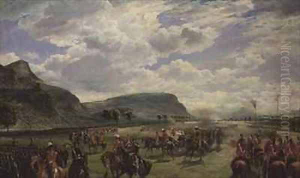 The Edinburgh Review Oil Painting by Samuel Bough