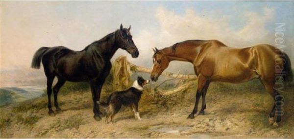 The Artist's Pets Oil Painting by Richard Ansdell