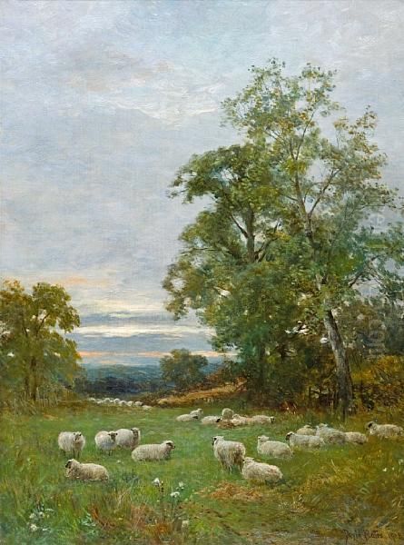 At Clevelode, Worcestershire Oil Painting by David Bates