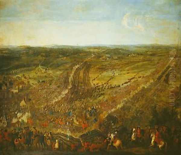 Battle of Fleurus 1st July 1690 Oil Painting by Pierre-Denis Martin