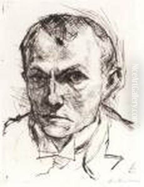 Self-portrait Oil Painting by Max Beckmann