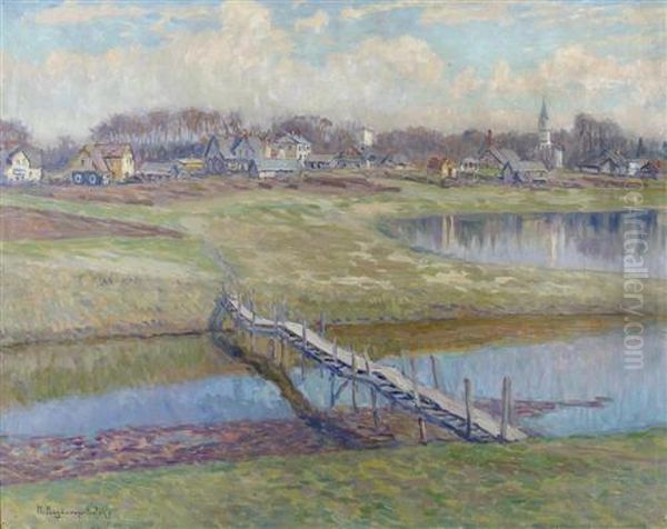 Landscape. by Nikolai Petrovich Bogdanov-Belsky