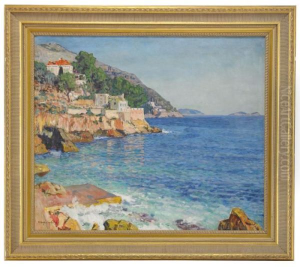 The Coast Oil Painting by Nikolai Petrovich Bogdanov-Belsky