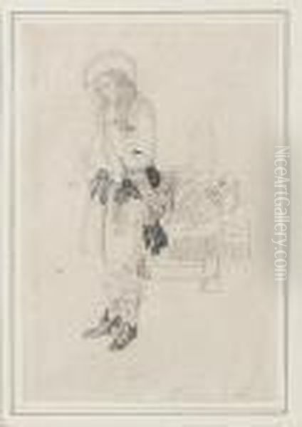 A Gentleman In Dutch Seventeenth Centurycostume Oil Painting by Richard Parkes Bonington