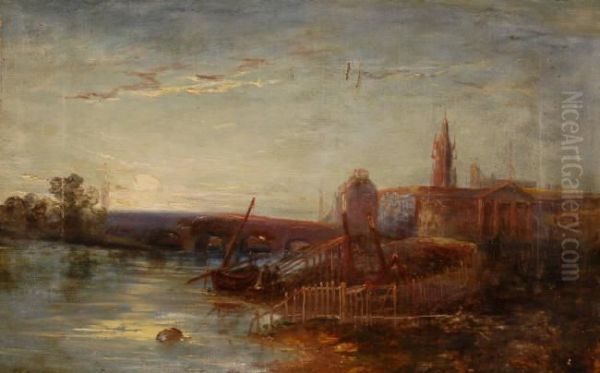 Oil On Canvas Oil Painting by Richard Parkes Bonington