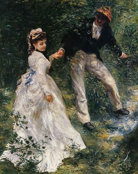 The Promenade Oil Painting by Pierre Auguste Renoir