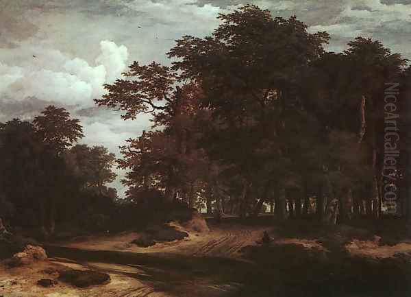 The Great Forest Oil Painting by Jacob Van Ruisdael