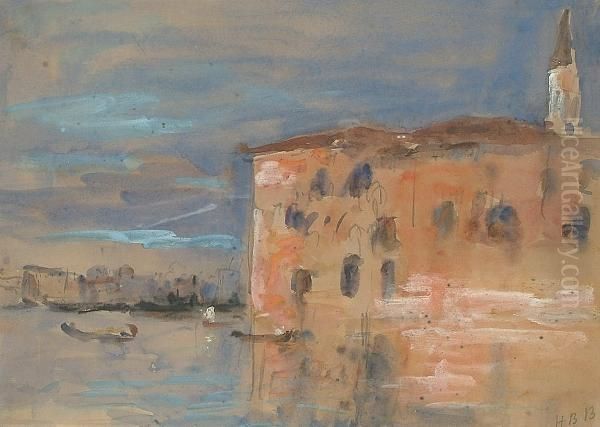 Venice Oil Painting by Hercules Brabazon Brabazon