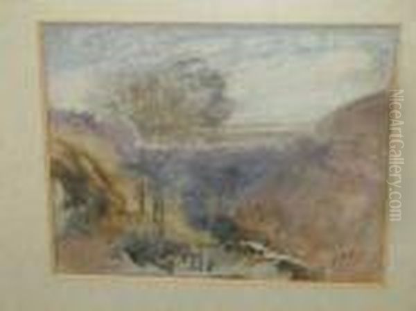 Brabazon Landscape With Trees Oil Painting by Hercules Brabazon Brabazon