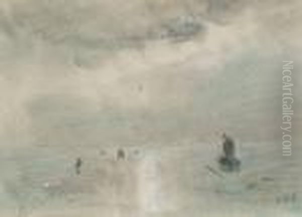 Landscape, After Turner Oil Painting by Hercules Brabazon Brabazon