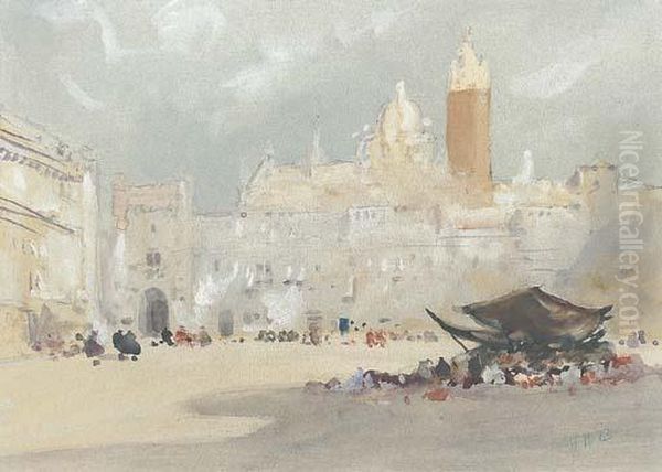 Saragossa, Spain Oil Painting by Hercules Brabazon Brabazon