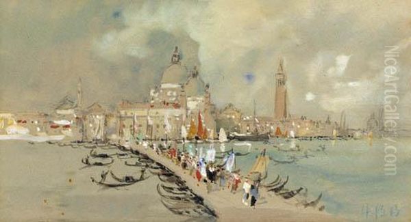 Venice Oil Painting by Hercules Brabazon Brabazon