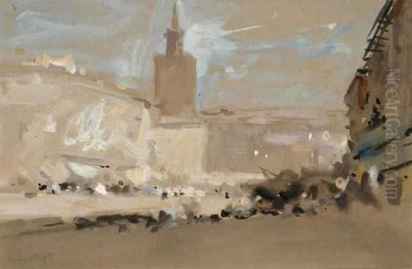 Venice Oil Painting by Hercules Brabazon Brabazon