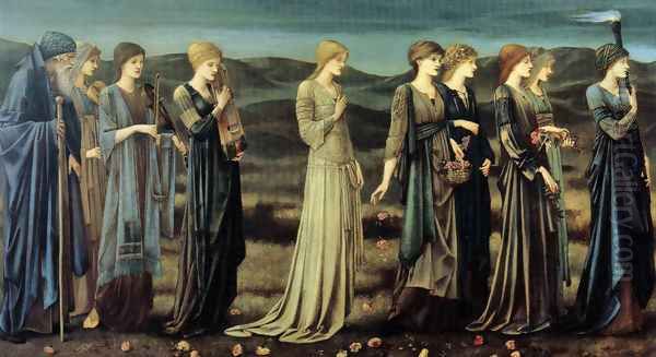 The Wedding of Psyche Oil Painting by Sir Edward Coley Burne-Jones