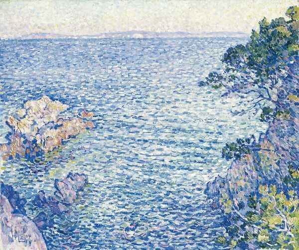 La Pointe du Rossignol Oil Painting by Theo van Rysselberghe