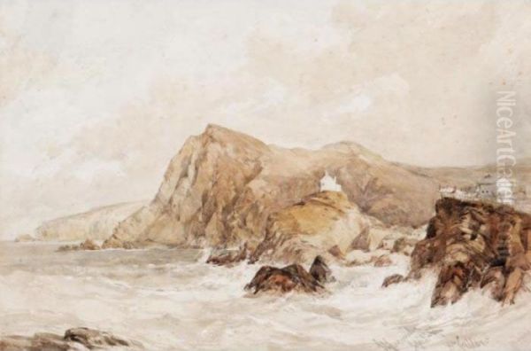 The Coast At Ilfracombe Oil Painting by William Callow