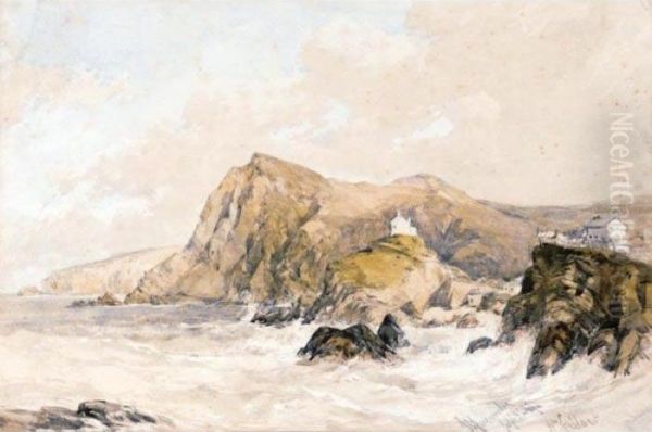 The Coast At Ilfracombe Oil Painting by William Callow