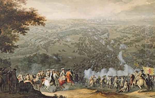 The Battle of Poltava Oil Painting by Pierre-Denis Martin