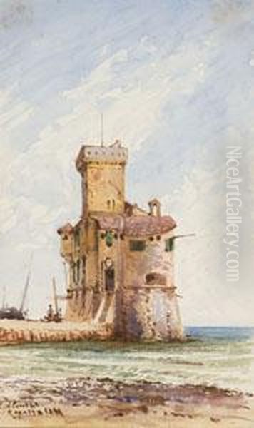 Rapallo Oil Painting by Gabriele Carelli