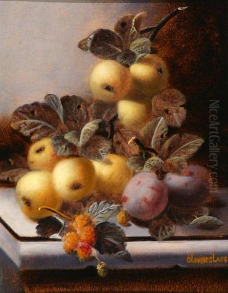 Still Life Of Fruit: Oil Painting by Oliver Clare