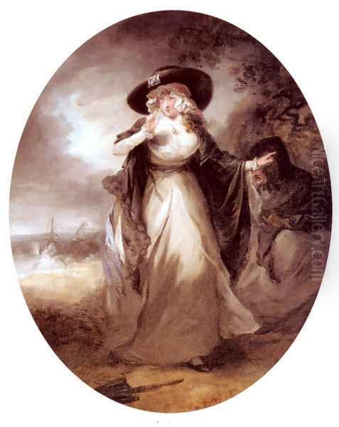 Louisa Oil Painting by George Morland