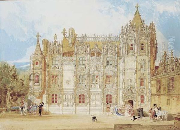 Abbatial House, Abbey Of S Oil Painting by John Sell Cotman