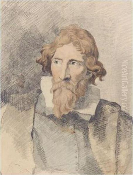 A Cavalier - After Van Dyck Oil Painting by John Sell Cotman