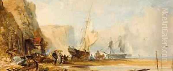 On the East Coast Oil Painting by Edmund John Niemann, Snr.