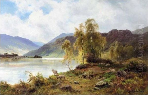 Loch Katrine Oil Painting by Alfred de Breanski