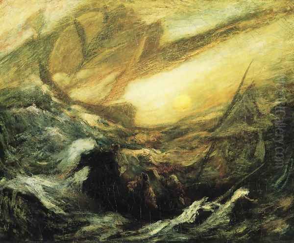 The Flying Dutchman Oil Painting by Albert Pinkham Ryder