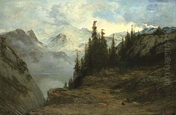 Paysage Des Alpes Oil Painting by Gustave Dore