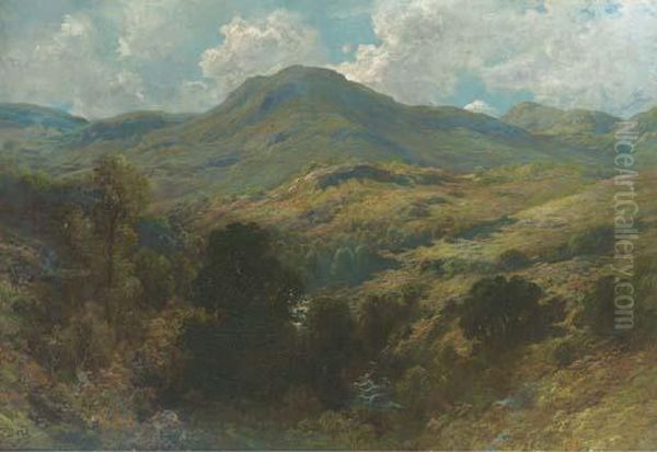 Montagne D'ecosse Oil Painting by Gustave Dore