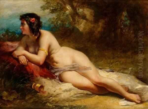 Antikiserande Kvinnogestalt Oil Painting by William Etty