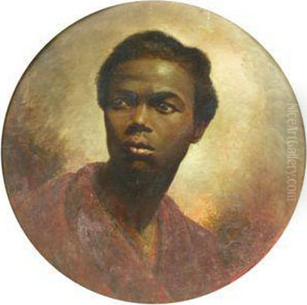 Portrait Of A Negro Oil Painting by William Etty